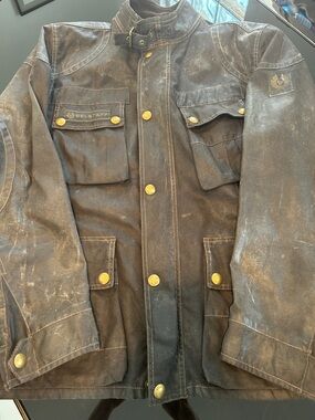 Belstaff Special Edition Sammy Miller 1955 Gold Label Waxed Oil Cotton Jacket